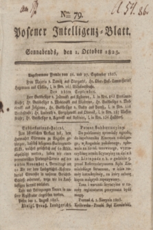 Posener Intelligenz-Blatt. 1825, Nro. 79 (1 October) + dod.