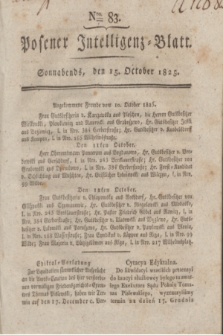 Posener Intelligenz-Blatt. 1825, Nro. 83 (15 October) + dod.