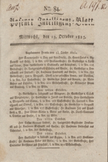 Posener Intelligenz-Blatt. 1825, Nro. 84 (19 October) + dod.
