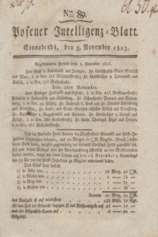 Posener Intelligenz-Blatt. 1825, Nro. 89 (6 November) + dod.