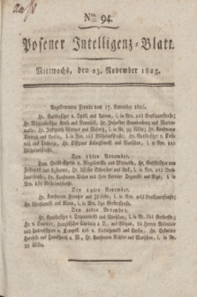 Posener Intelligenz-Blatt. 1825, Nro. 94 (23 November) + dod.