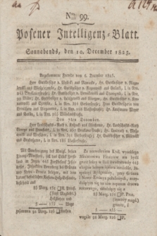 Posener Intelligenz-Blatt. 1825, Nro. 99 (10 December) + dod.