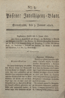 Posener Intelligenz-Blatt. 1826, Nro. 2 (7 Januar) + dod.