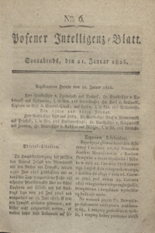 Posener Intelligenz-Blatt. 1826, Nro. 6 (21 Januar) + dod.