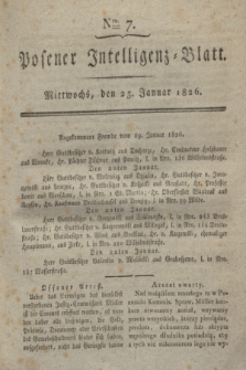 Posener Intelligenz-Blatt. 1826, Nro. 7 (25 Januar) + dod.