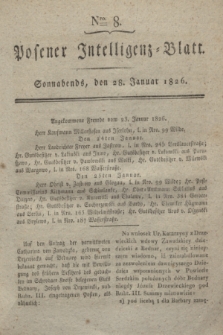 Posener Intelligenz-Blatt. 1826, Nro. 8 (28 Januar) + dod.