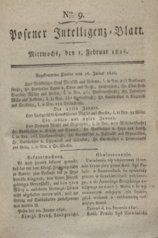 Posener Intelligenz-Blatt. 1826, Nro. 9 (1 Februar) + dod.