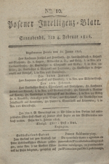 Posener Intelligenz-Blatt. 1826, Nro. 10 (4 Februar) + dod.