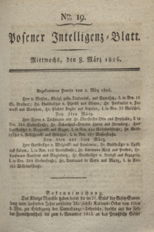 Posener Intelligenz-Blatt. 1826, Nro. 19 (8 März) + dod.