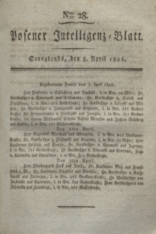 Posener Intelligenz-Blatt. 1826, Nro. 28 (8 April) + dod.
