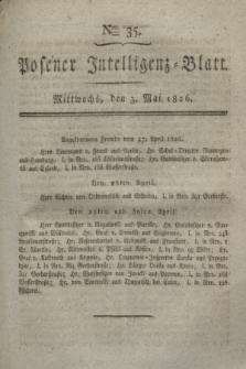 Posener Intelligenz-Blatt. 1826, Nro. 35 (3 Mai) + dod.