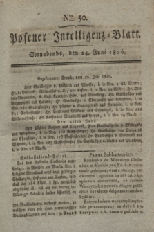 Posener Intelligenz-Blatt. 1826, Nro. 50 (24 Juni) + dod.