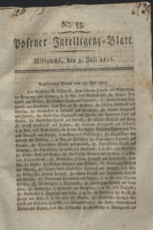 Posener Intelligenz-Blatt. 1826, Nro. 53 (5 Juli) + dod.