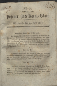 Posener Intelligenz-Blatt. 1826, Nro. 57 (19 Juli) + dod.