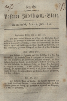 Posener Intelligenz-Blatt. 1826, Nro. 60 (29 Juli) + dod.