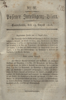 Posener Intelligenz-Blatt. 1826, Nro. 66 (19 August) + dod.