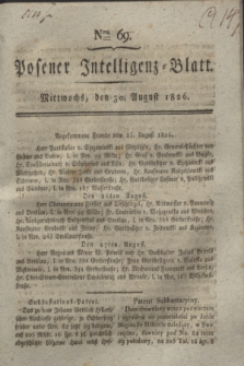 Posener Intelligenz-Blatt. 1826, Nro. 69 (30 August) + dod.