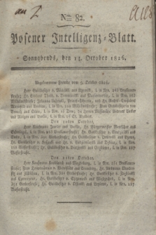 Posener Intelligenz-Blatt. 1826, Nro. 82 (14 October) + dod.