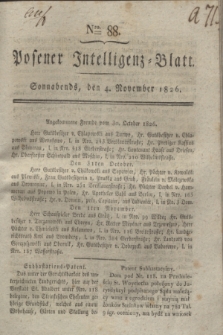 Posener Intelligenz-Blatt. 1826, Nro. 88 (4 November) + dod.