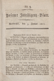 Posener Intelligenz-Blatt. 1827, Nro. 3 (3 Januar)
