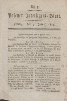 Posener Intelligenz-Blatt. 1827, Nro. 5 (5 Januar)