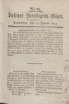 Posener Intelligenz-Blatt. 1827, Nro. 10 (11 Januar)