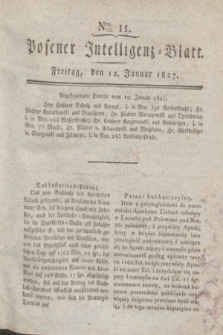 Posener Intelligenz-Blatt. 1827, Nro. 11 (12 Januar)