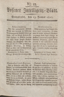 Posener Intelligenz-Blatt. 1827, Nro. 12 (13 Januar)