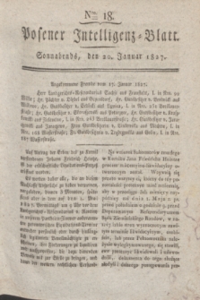 Posener Intelligenz-Blatt. 1827, Nro. 18 (20 Januar)