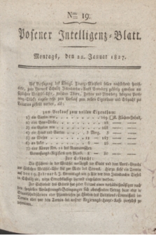 Posener Intelligenz-Blatt. 1827, Nro. 19 (22 Januar)