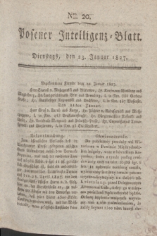 Posener Intelligenz-Blatt. 1827, Nro. 20 (23 Januar)