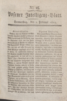 Posener Intelligenz-Blatt. 1827, Nro. 28 (1 Februar)