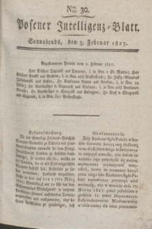 Posener Intelligenz-Blatt. 1827, Nro. 30 (3 Februar)
