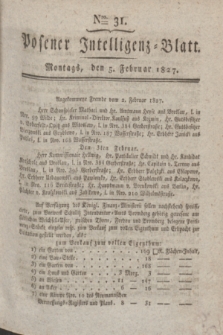 Posener Intelligenz-Blatt. 1827, Nro. 31 (5 Februar)