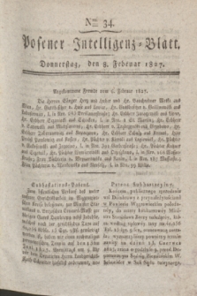 Posener Intelligenz-Blatt. 1827, Nro. 34 (8 Februar)