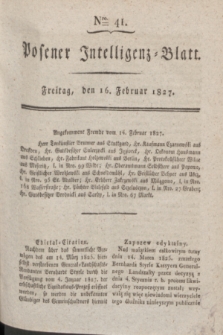 Posener Intelligenz-Blatt. 1827, Nro. 41 (16 Februar)