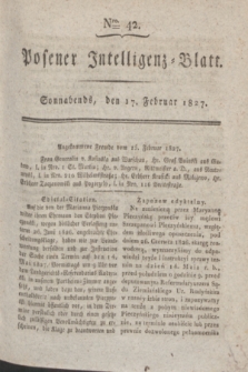 Posener Intelligenz-Blatt. 1827, Nro. 42 (17 Februar) + dod.