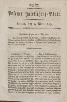 Posener Intelligenz-Blatt. 1827, Nro. 53 (2 März)