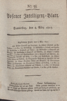 Posener Intelligenz-Blatt. 1827, Nro. 58 (8 März)