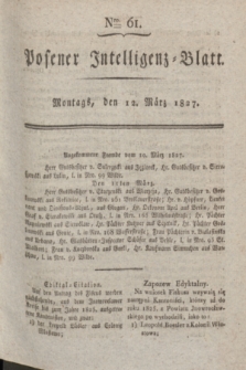 Posener Intelligenz-Blatt. 1827, Nro. 61 (12 März)