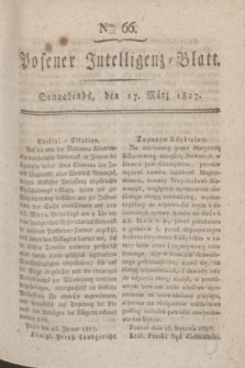 Posener Intelligenz-Blatt. 1827, Nro. 66 (17 März)