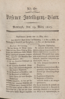Posener Intelligenz-Blatt. 1827, Nro. 67 (19 März)