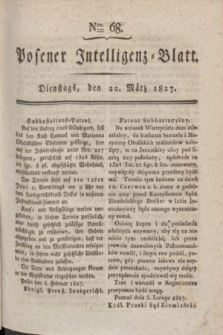 Posener Intelligenz-Blatt. 1827, Nro. 68 (20 März)