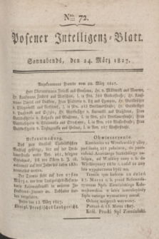 Posener Intelligenz-Blatt. 1827, Nro. 72 (24 März)