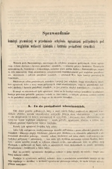 [Kadencja II, sesja II, al. 40] Alegata do Sprawozdań Stenograficznych z Drugiej Sesji Drugiego Peryodu Sejmu Galicyjskiego z roku 1868. Alegat 40