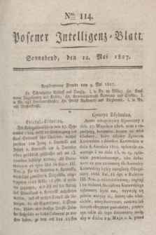 Posener Intelligenz-Blatt. 1827, Nro. 114 (12 Mai) + dod.
