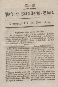 Posener Intelligenz-Blatt. 1827, Nro. 148 (21 Juni)