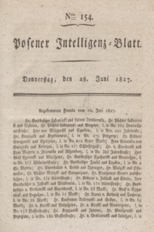 Posener Intelligenz-Blatt. 1827, Nro. 154 (28 Juni)