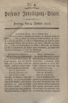 Posener Intelligenz-Blatt. 1828, Nro. 4 (4 Januar)