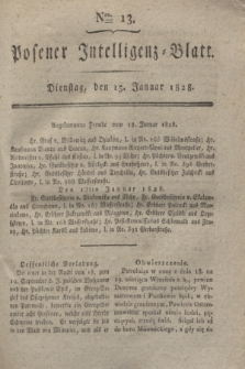 Posener Intelligenz-Blatt. 1828, Nro. 13 (15 Januar) + dod.